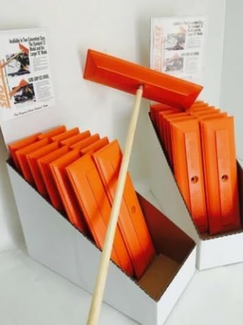 Snow Rake/Snow Broom with Pole - 48” Pole with 18" Head. - Auto Dealer Quality Shuttsco USA! #105 Commercial Grade - Image 9