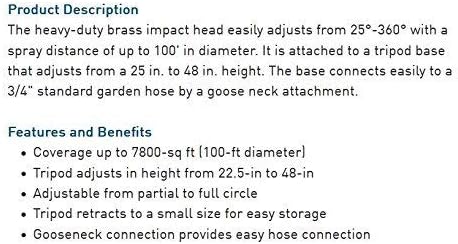 Brass Impact Sprinkler & Orbit Brass Hose Quick Connect Set - Image 4