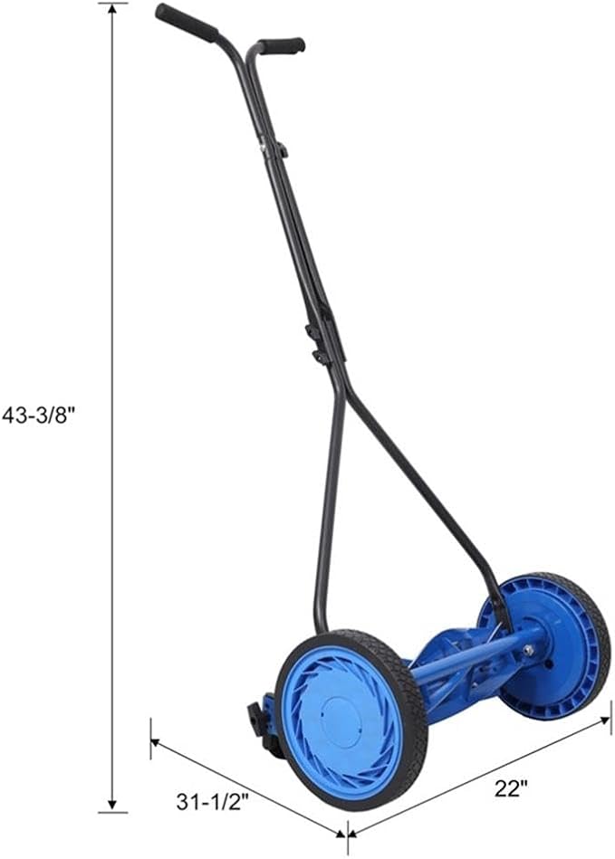 16" Push Reel Lawn Mower/Adjustable Height - Image 7