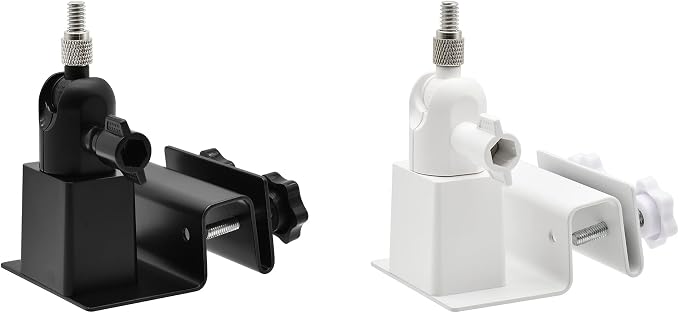 Holicfun Universal Solar Panel Gutter Mount for Ring, Arlo, Eufy, Wyze, Reolink Solar Panels and More (Black) - Image 7