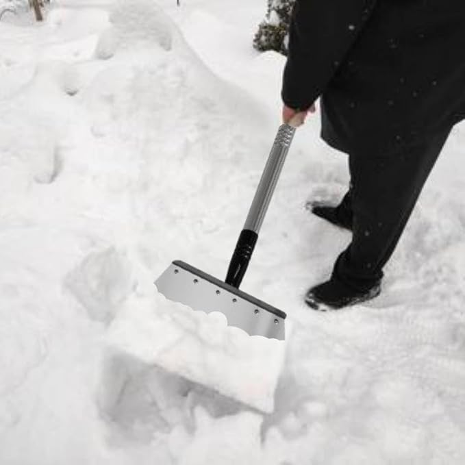 RISETEX Multifunctional Garden Flat Shovel,57" Heavy Duty Stainless Steel Cleaning Tool with Adjustable Handle for Weeding, Lawn Edging, Snow/Ice Removal & Digging, Durable Outdoor Spade & Scraper - Image 9