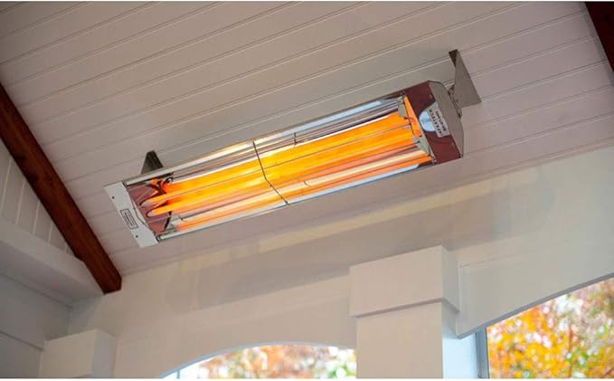 Infratech WD-Series Dual Element Stainless Steel 30" 3000 Watt Electric Outdoor Heaters