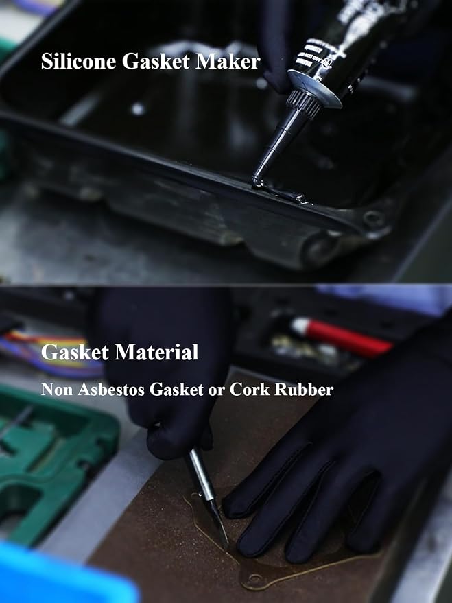 YAMAKATO Gasket Material Non-Asbestos and RTV Gasket Maker Silicone Sealant Sealer (3 oz) Kit - Image 6