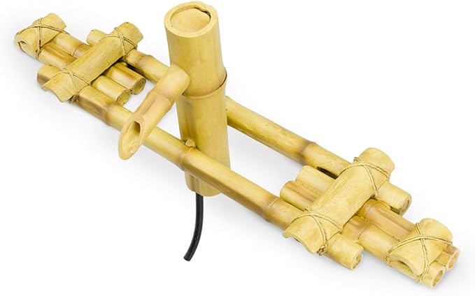Aquascape Adjustable Pouring Bamboo Fountain Fountain for Ponds and Water Gardens, Poly-Resin | 78308