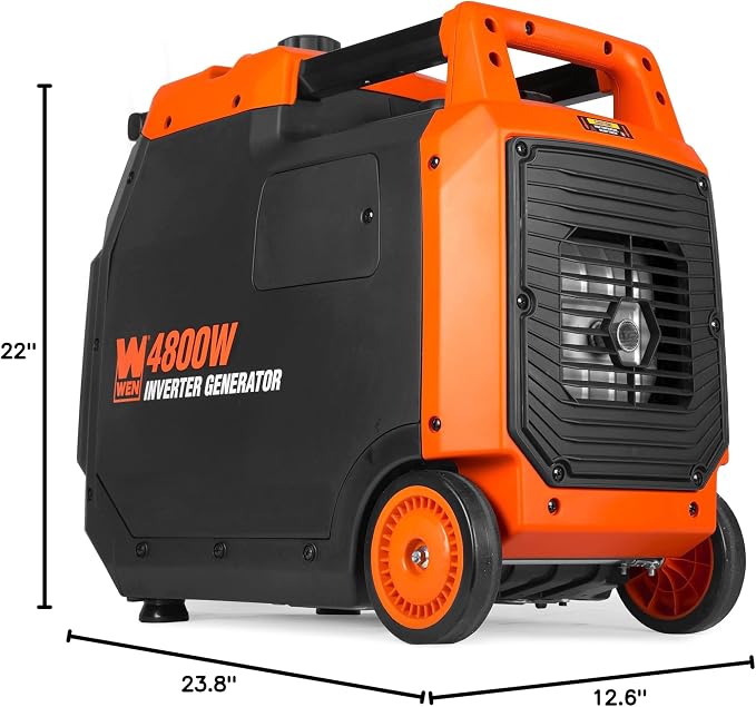 WEN Quiet and Lightweight 4800-Watt RV-Ready Portable Inverter Generator with Fuel Shut Off (56477i) - Image 7