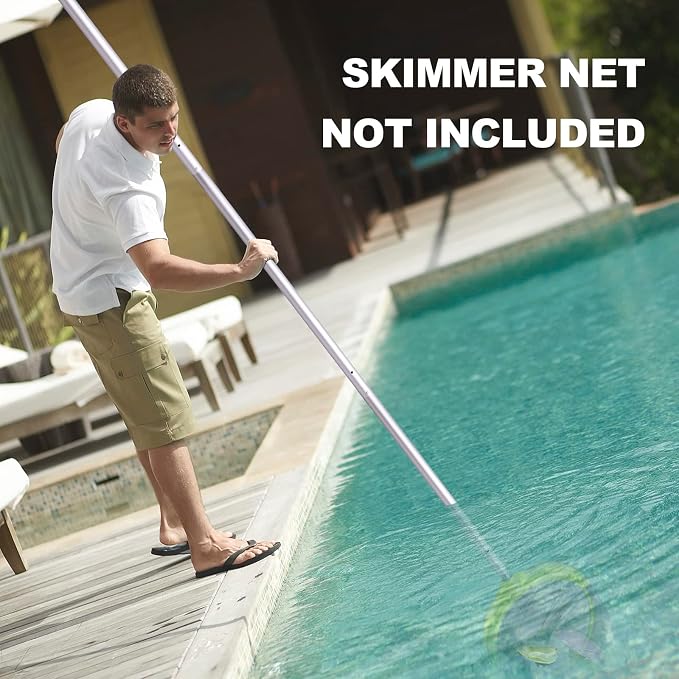 Sepetrel Pool Pole - Professional 15 Foot Telescoping Swimming Pool Cleaning Poles,Adjustable Telescopic Pole,for Skimmer Net,Brush,Vacuum Head - Image 7