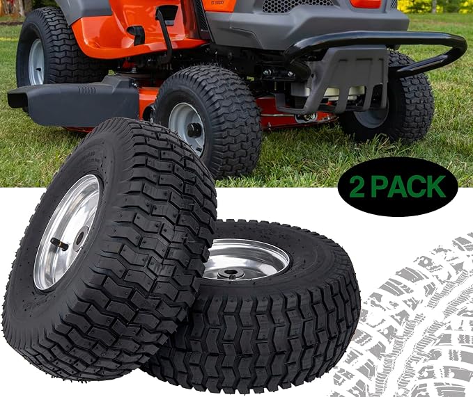 15x6.00-6 Lawn Mower Tire and Wheel Front Tire Compatible with John Deere Craftsman Husqvarna Riding Mowers Lawn Tractors - Image 7