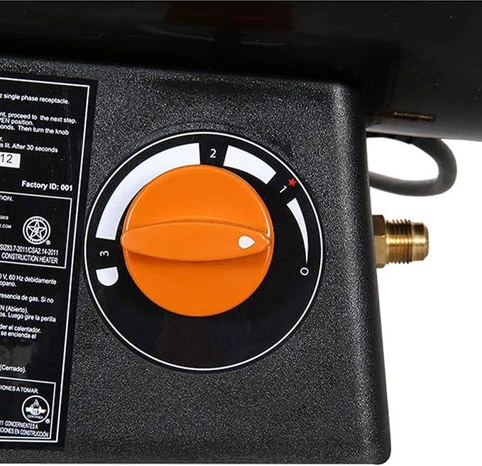 Remington LP Forced Air Heater, Portable 60,000 BTU Space Heater for up to 1500 Square Feet - Liquid Propane Gas Powered, Tank Not Included