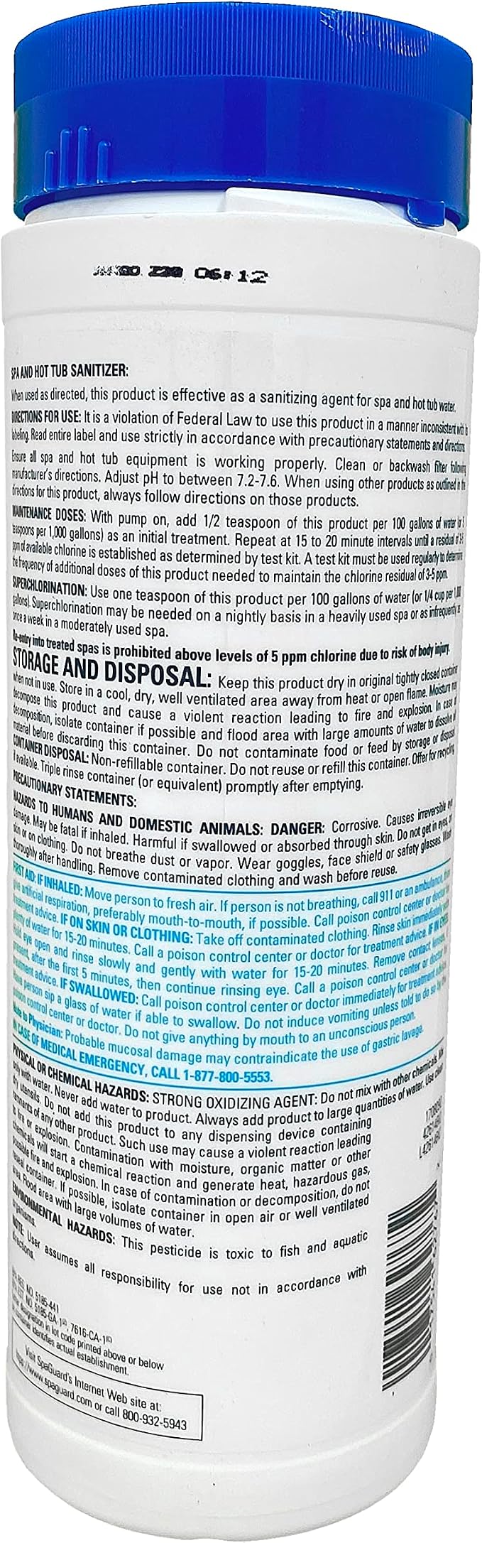 SpaGuard Spa Chlorinating Concentrate, 2 lb, Pack of 3, Advanced Spa Water Treatment for Hot Tubs and Spas, Quick Dissolving Oxidizer - Image 3