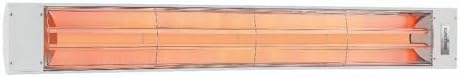 Eurofase Heating 6000 Watt Electric Infrared Dual Element Heater-240 Voltage-White Finish-No Fascia Decorative Fascia