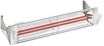 Infratech WD4024SS Dual Element - 4000 Watt Electric Patio Heater, Choose Finish: Stainless Steel