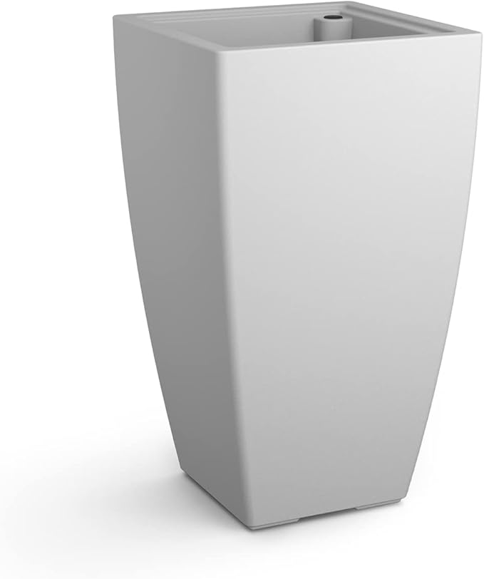 Mayne Kobi 26-Inch Tall Planter – Self-Watering, Weather-Resistant Planter for Flowers – Durable Indoor/Outdoor Design for Patio, Porch, or Entryway