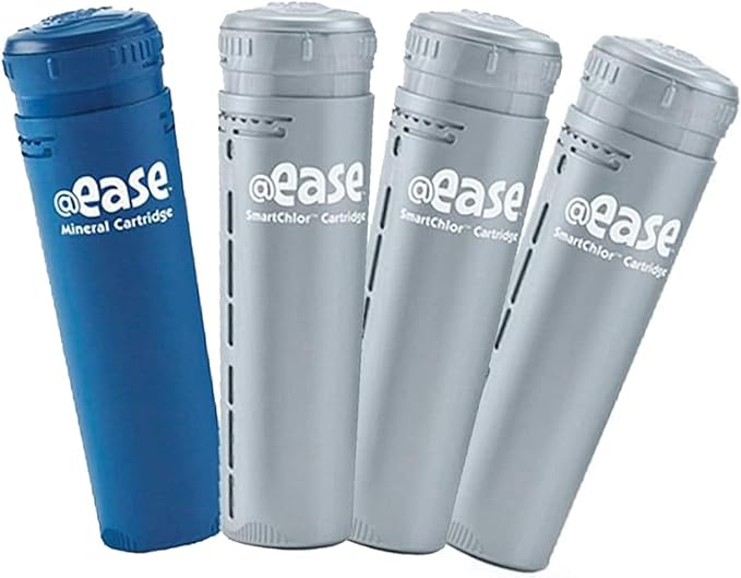 FROG @Ease Mineral Cartridge + SmartChlor Cartridges for Marquis, Caldera, Artesian & Hot Springs Spas - Hot Tub Sanitizer, CYA Free, for up to 600 Gallons by FROG