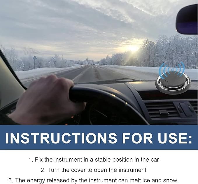 2pcs Antifreeze Device, Anti Freeze Electromagnetic Car Snow Removal Device, 2026 New Upgrade Antifreeze Snow Removal - Image 5