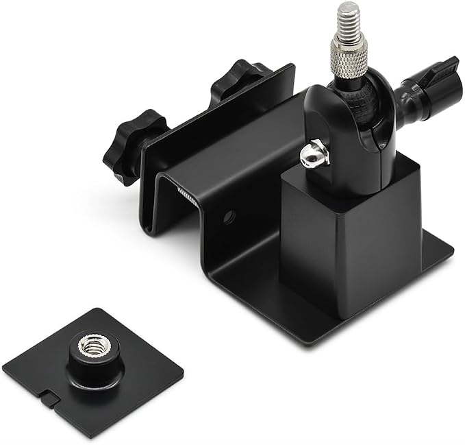 Holicfun Universal Solar Panel Gutter Mount for Ring, Arlo, Eufy, Wyze, Reolink Solar Panels and More (Black) - Image 6