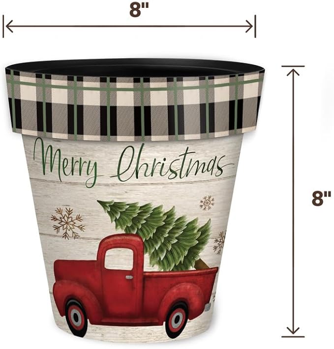 Briarwood Lane Merry Christmas Pickup Truck Small Planter