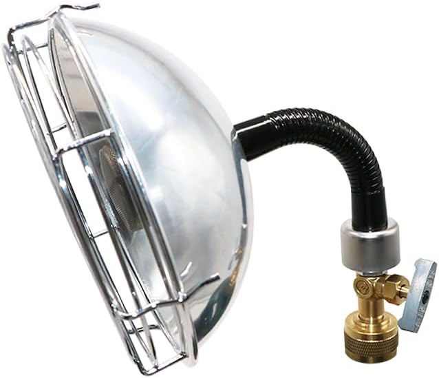 BLAZEAL Portable Propane Heater with Upgrade Catalytic Infrared Burner & Free-Bending Snake Hose for Outdoor and Indoor Tent Camping Space Patio Heater 1lb Small Propane Gas Tank Holder Garage Fishing