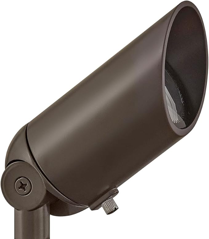 Hinkley Landscape 1536BZ-LL 12v Aluminum Outdoor Spot Light (Bronze), 4w 2700K MR16 LED Bulb (Included) for Low Voltage Landscape Lighting of Yard, Lawn, Garden, Patio, Trees and House