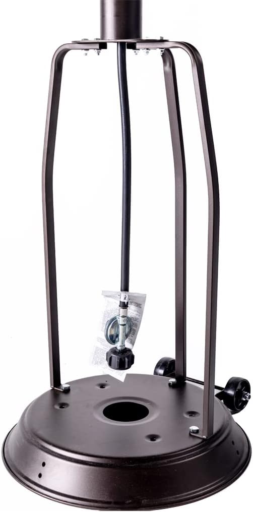 Outdoor Heaters for Patio, 47000 BTU Propane Patio Heater with Wheels, 88" Tall Buddy Heater with Safety Tilt Switch for Backyard Home Garage and Commercial, Mocha