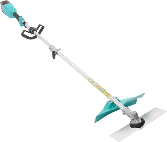 1300W Electric Lithium Battery Lawn Trimmer, Portable Hand-held Shrub Orchard Pruning Machine, Cordless Garden Lawn Mower Strimmer Brushless Motor, Green by RustyVioum