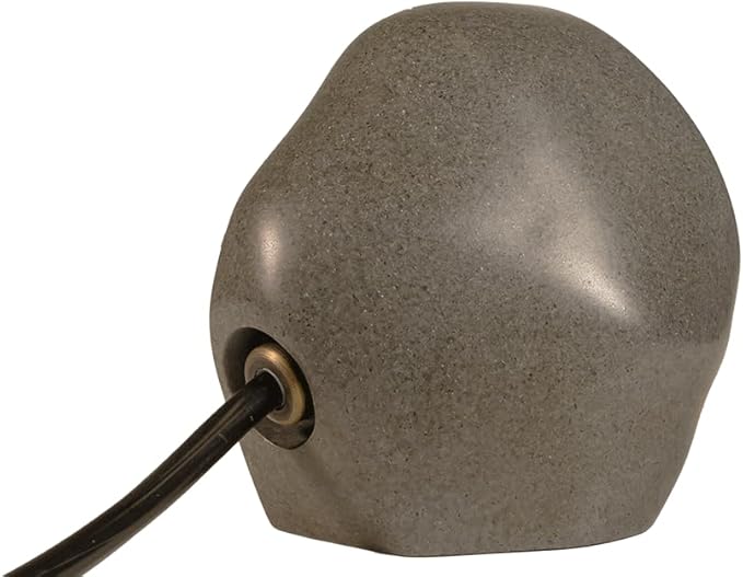 VOLT 12V Decorative Rock Outdoor Spotlight (Gray) for Low Voltage Landscape Lighting in Garden, Yard, Garden or Flower Bed