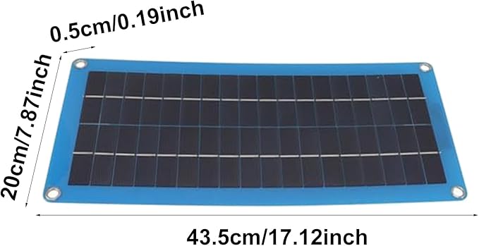 Solar Panel Greenhouse Heater Kit, 30W Winter Poultry Warmer Coop Heater, Monocrystalline Solar Panel Heaters, Portable SolarPowers Kit with Battery Compartment for Outdoor Charges Mobile Phones