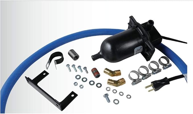 Generac 5620 Extreme Cold Weather Engine Block Heater for 6.8L - Reliable Cold Weather Solution, Black