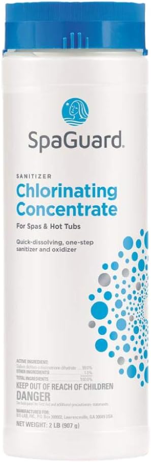 SpaGuard Spa Chlorinating Concentrate, 2 lb, Pack of 2, Advanced Spa Water Treatment for Hot Tubs and Spas, Quick Dissolving Oxidizer - Image 2