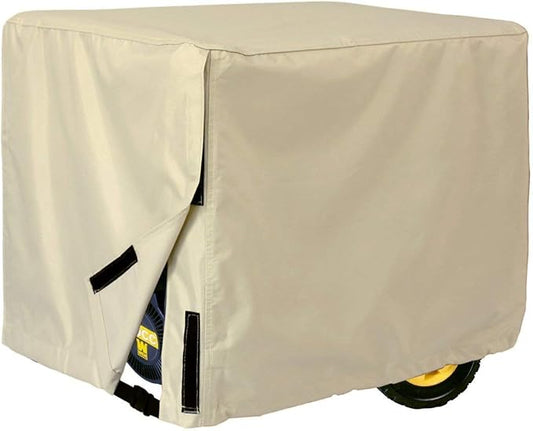 Porch Shield Waterproof Universal Generator Cover 35 x 26 x 28 inch, for Most Generators 5000-12000 Watt, Light Tan by PorchShield