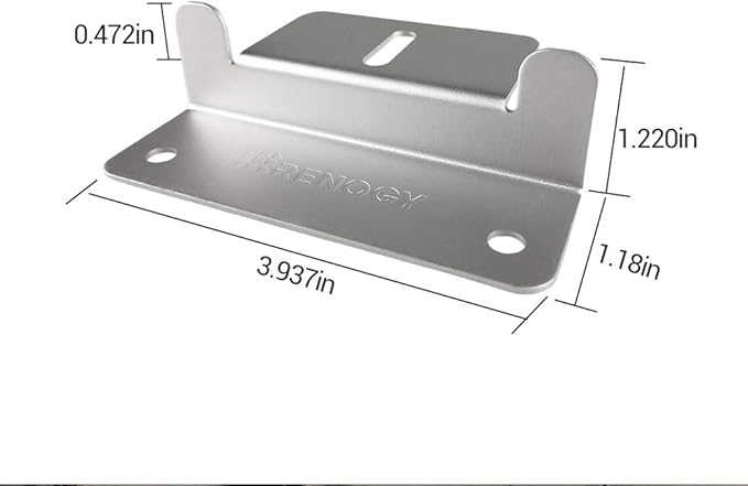 Renogy 2 Sets Solar Panel Mounting Z Brackets Lightweight Aluminum Corrosion-Free Construction for RVs, Trailers, Boats, Yachts, Wall and Other Off Gird Roof Installation, 2 Count - Image 3