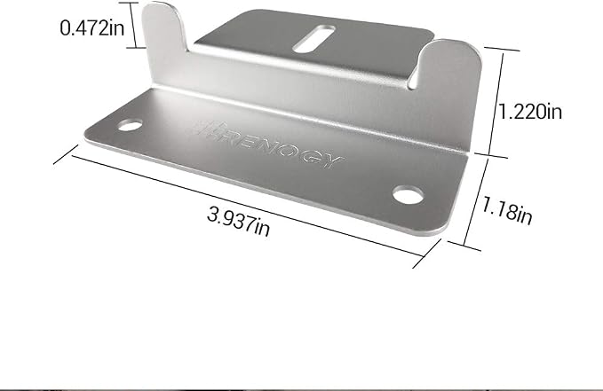 Renogy 4 Sets of Solar Panel Mounting Z Brackets Lightweight Aluminum Corrosion-Free Construction for RVs, Trailers, Boats, Yachts, Wall and Other Off Gird Roof Installation, 4 Count - Image 3