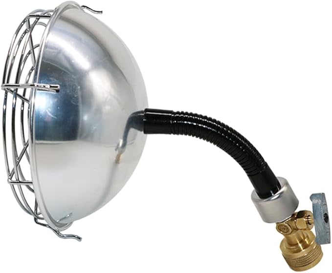 BLAZEAL Portable Propane Heater with Upgrade Catalytic Infrared Burner & Free-Bending Snake Hose for Outdoor and Indoor Tent Camping Space Patio Heater 1lb Small Propane Gas Tank Holder Garage Fishing