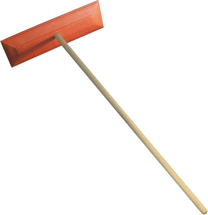 Commercial SHUTTSCO Heavy Duty Snow SNO RAKE Brush Broom Vinyl Coated Scratch Free Plastic for CAR LOT AUTO DEALERSHIP Dealer Supplies by Unknown
