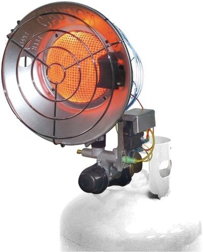 Winter Outdoor Indoor Warmer Standard Connection 5,000 BTU Tank Top Propane Gas Heater Garage Shop Garden Backyard Planting