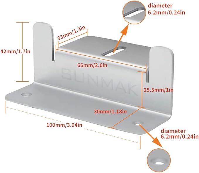 16 Units per Set Solar Panel Mounting Z Brackets, Solar Panel Mounting Brackets Lightweight Aluminum Corrosion-Free for RVs, Trailers, Boats, Yachts, Wall and Other Off Gird Roof - Image 2