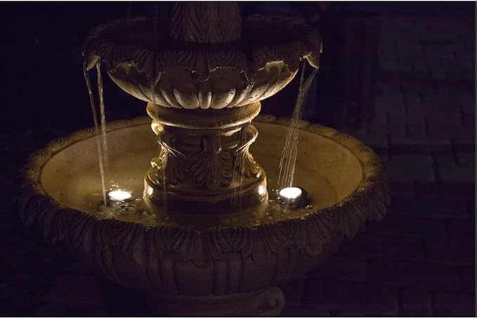 Kenroy Home 51010SNDST Ibiza Classic Outdoor Floor Fountain, Sandstone, 45 Inch Height, 25.5 Inch Width, 25.5 Inch Depth