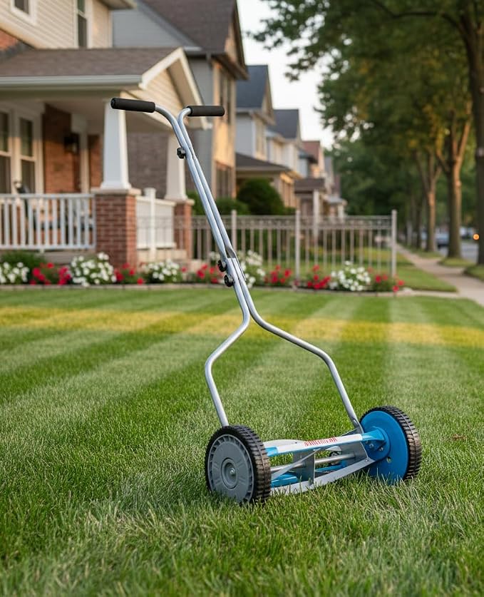American Lawn Mower Company 2204-14 14-Inch 4-Blade Push Reel Lawn Mower - Image 7