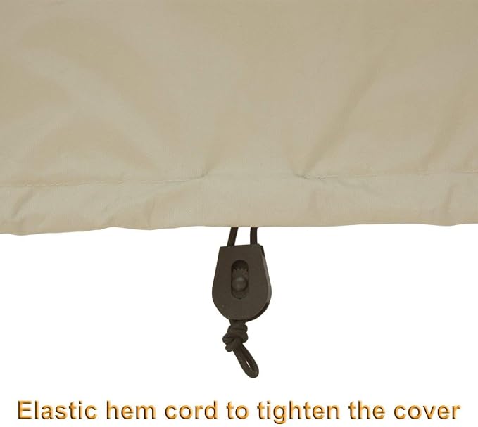 Porch Shield Waterproof Universal Generator Cover 32 x 24 x 24 inch, for Most Generators 5000-10000 Watt, Light Tan - Image 6
