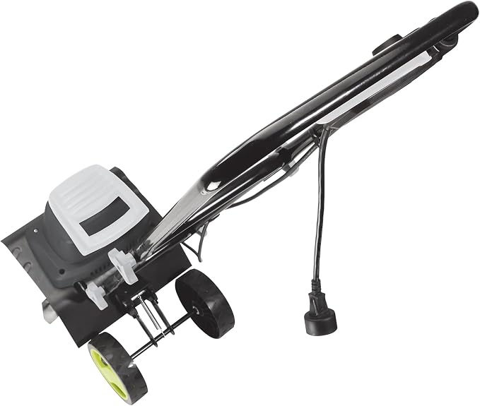 Sun Joe Electric Garden Tiller and Cultivator with 3 Position Height Adjustment Maximum 12-inch Cultivating Width and 8 Amp Motor, TJ602E - Image 9