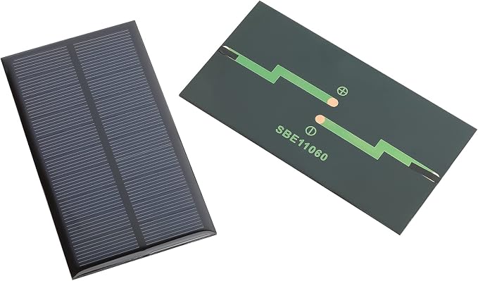 5V Micro Solar Panels, 10PCS 5V 200MA Solar Cells Kit Polycrystalline Solar Panels 110mmx60mm / 4.33''x 2.36'' - Image 3