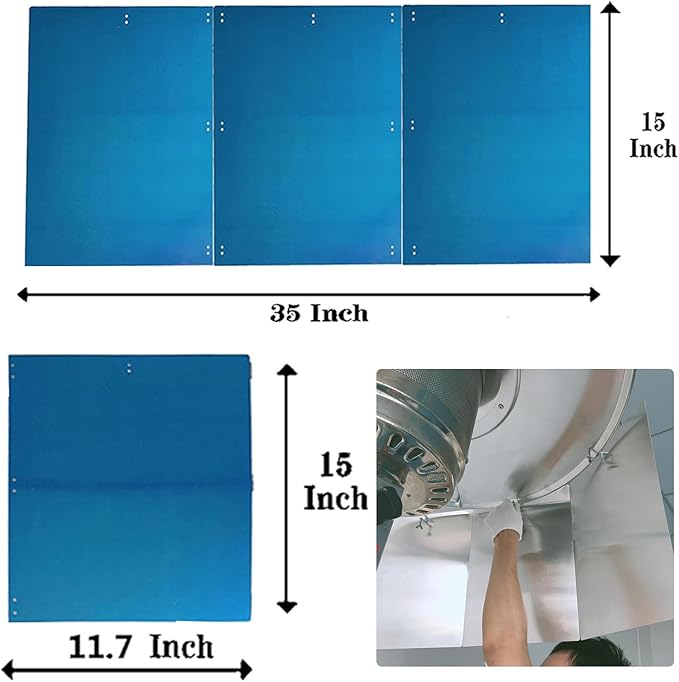 Patio Heater Reflector Shield Outdoor Patio Heater Shield Reflector for Extra Heat Reflecting Saving Gas
