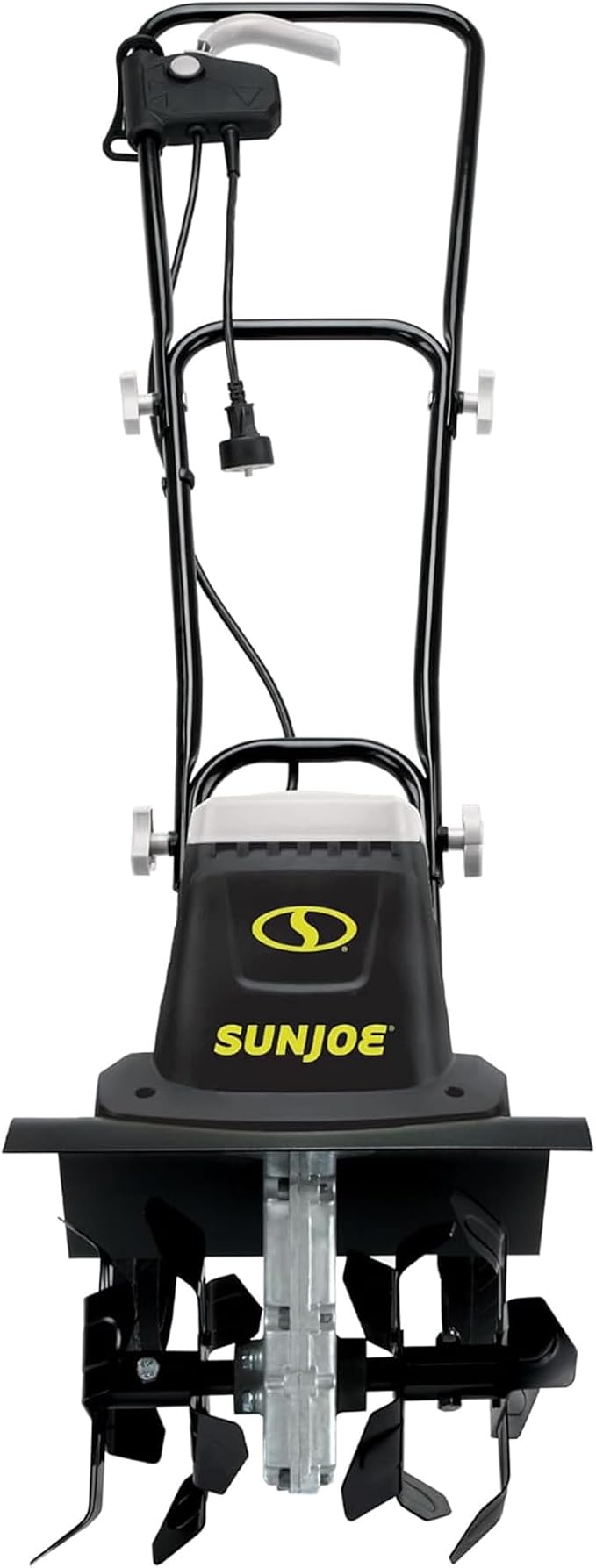 Sun Joe Electric Garden Tiller and Cultivator with 3 Position Height Adjustment Maximum 12-inch Cultivating Width and 8 Amp Motor, TJ602E - Image 8
