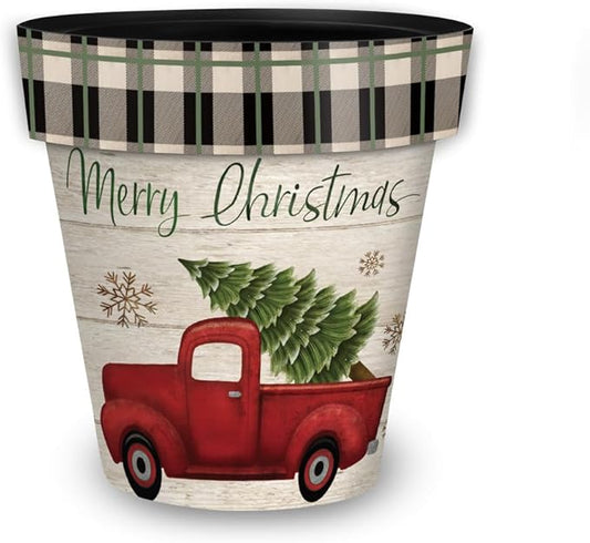 Briarwood Lane Merry Christmas Pickup Truck Small Planter