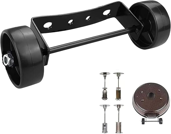 Outdoor Patio Heater Propane Universal Patio Heater Wheel Kit Pati o H eater Replacement Parts outdoor Heaters for Heater Propane Easy to Move/Install