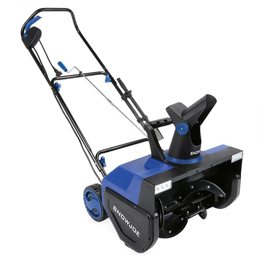 Snow Joe 15-Amp Corded Electric Snow Blower, 22" Clearing Path w/Dual LED Lights, Steel Auger, 180° Adjustable Chute & Clean-Out Tool – High-Capacity for Large Driveways & Walkways, SJ627E by SnowJoe