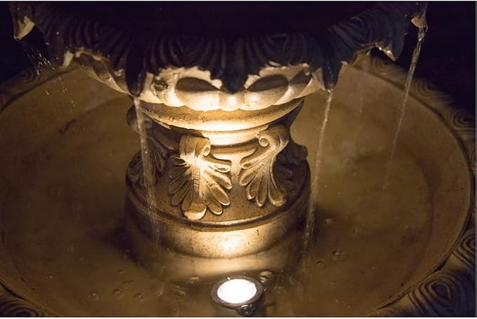 Kenroy Home 51010SNDST Ibiza Classic Outdoor Floor Fountain, Sandstone, 45 Inch Height, 25.5 Inch Width, 25.5 Inch Depth