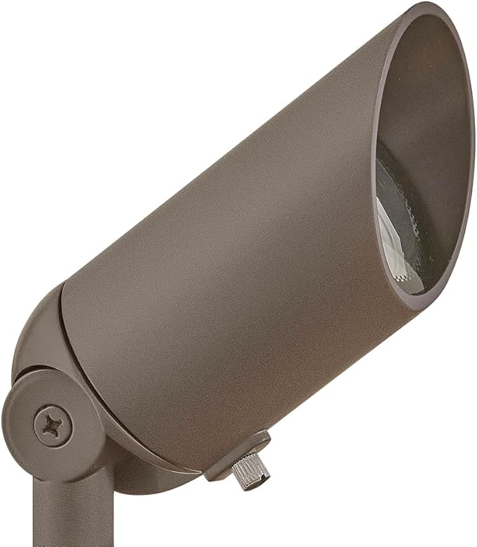 Hinkley Landscape Lighting Spot Light, 4w MR16 LED Blub Included, 12v, Textured Brown Clear Lens