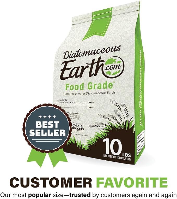 DiatomaceousEarth Food Grade Diatomaceous Earth – 10lb | 100% Organic, All-Natural Powder | Safe for Humans & Pets | OMRI Listed for Organic Use - Image 2