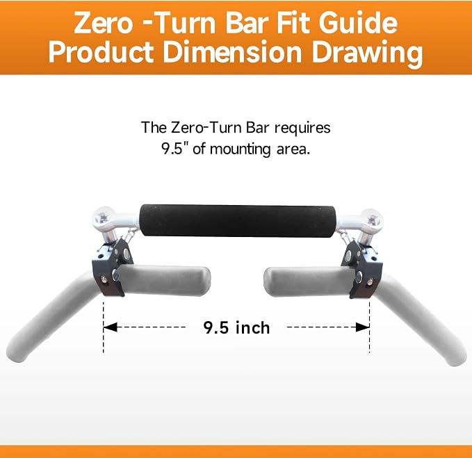 Zero-Turn Mower Steering Bar, Single-Hand Control Bar with Quick-Release Design, Mower Accessory Handle, Stainless Steel Material, Compatible with All Zero-Turn Mower Models - Image 2