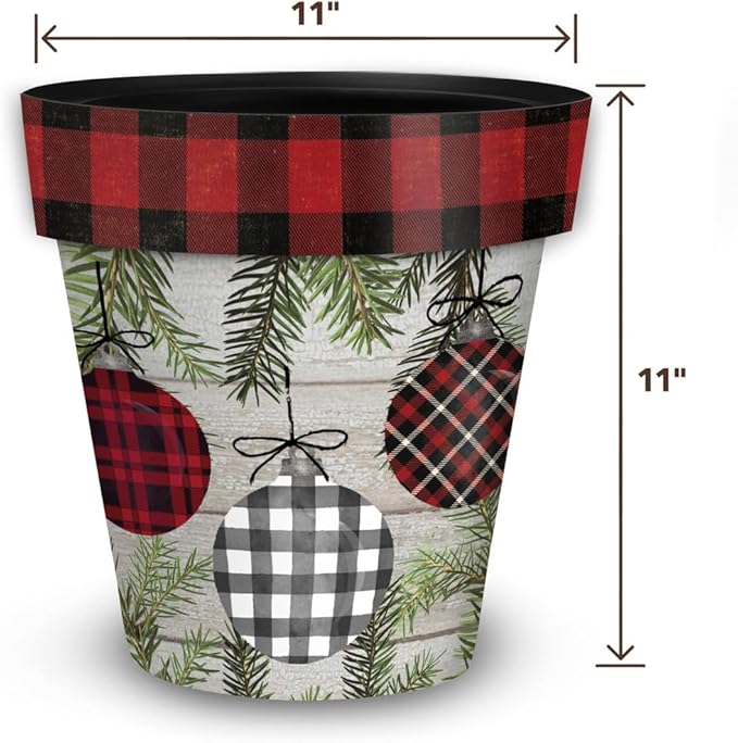 Briarwood Lane Patterned Ornaments Medium Planter